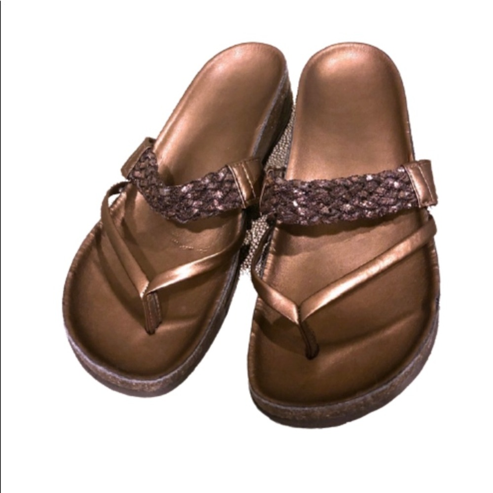 Brown Bronze Sandal - Comfort Says It All!